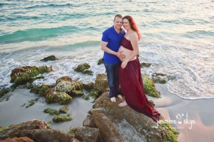 beach pregnancy photography