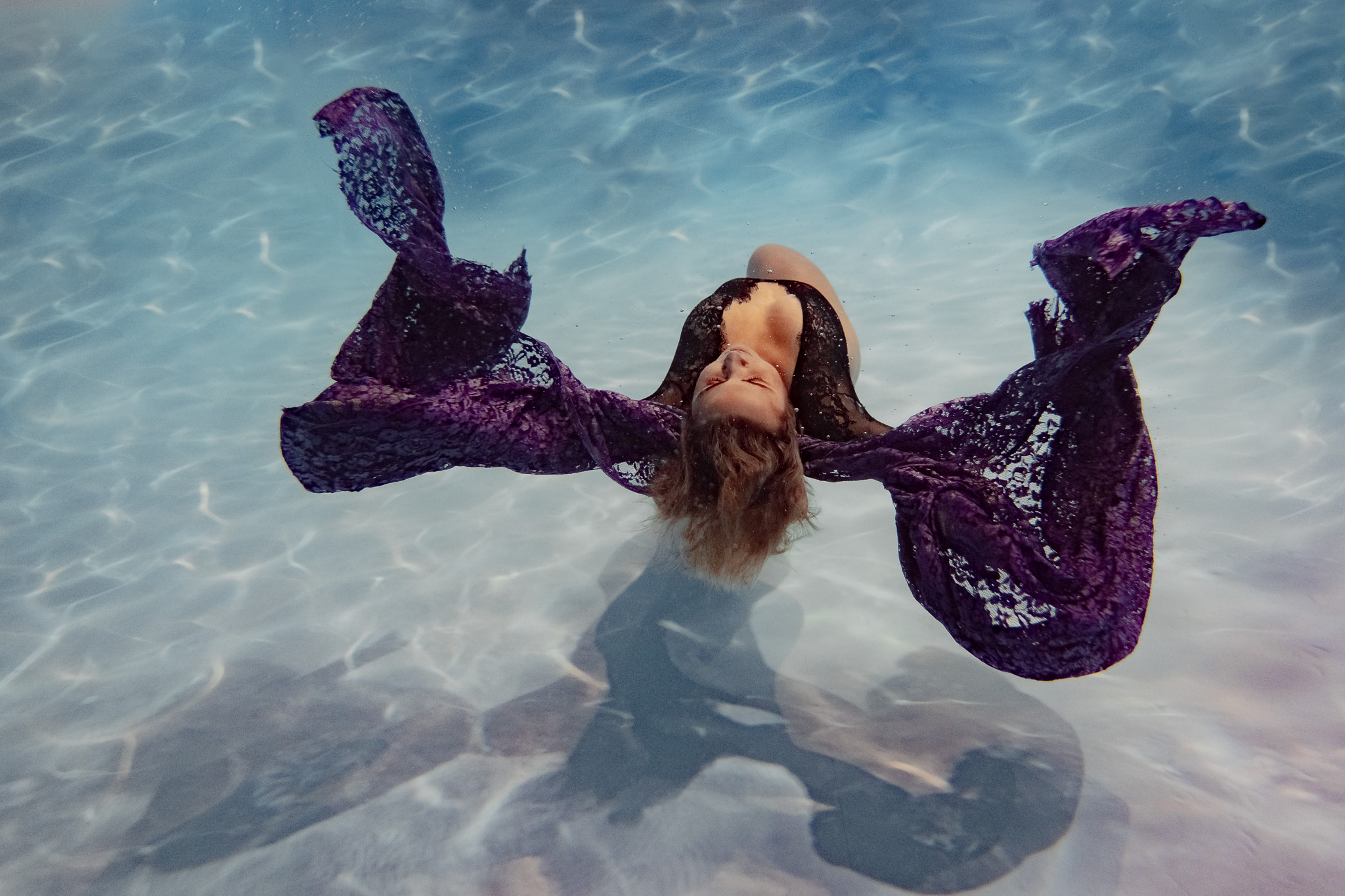 underwater portrait photography